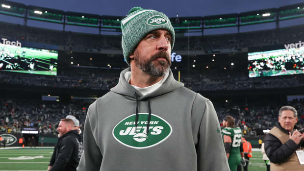 New York Jets quarterback Aaron Rodgers